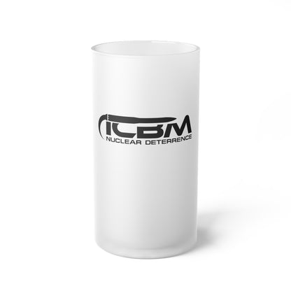 ICBM Frosted Glass Beer Mug