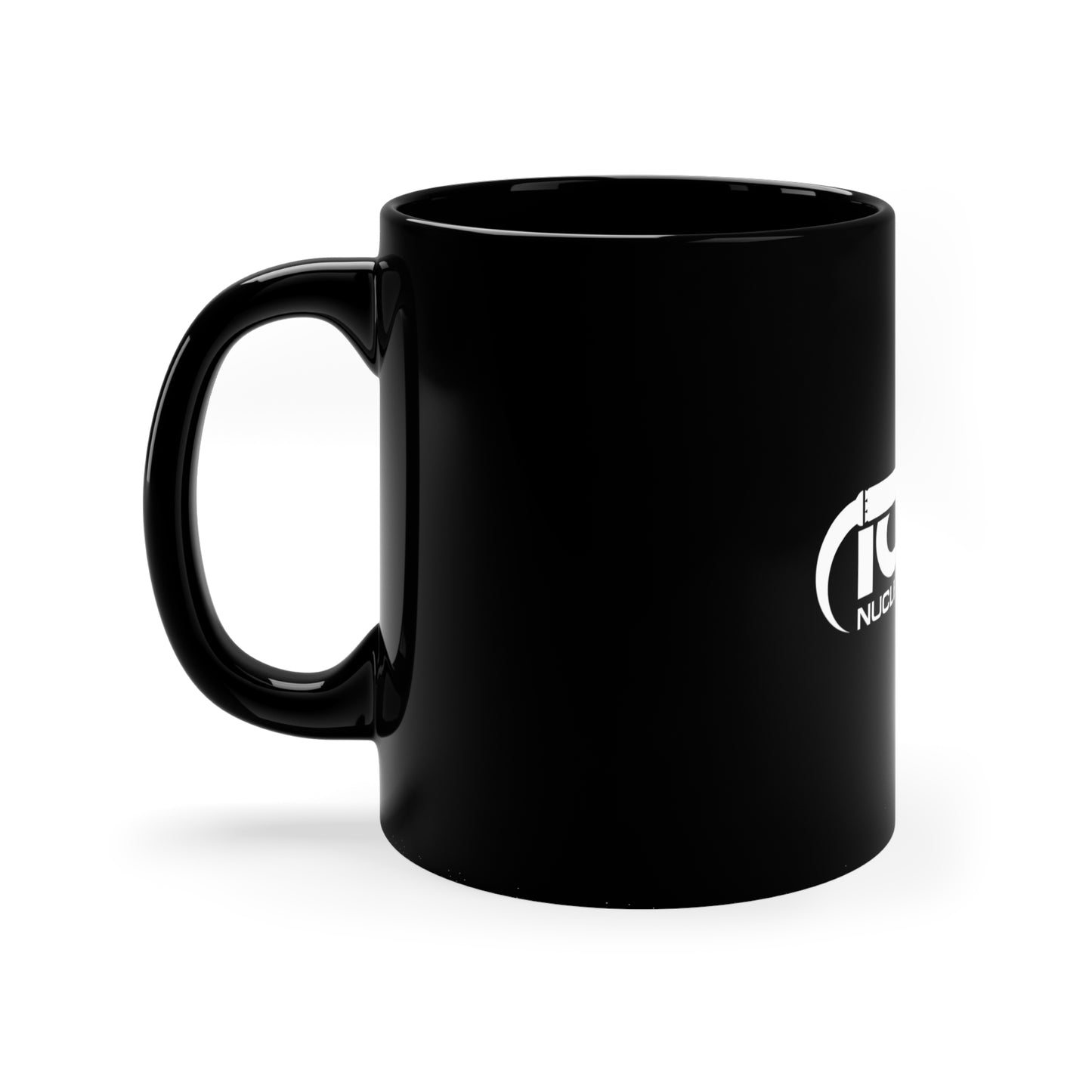 ICBM Black Coffee Mug, 11oz